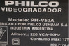 Video Grabadora Philco Ph-v52a Sin Funcionar Solo Prende 3