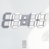 Kosumosu Reloj De Pared Digital 15  3d Led Reloj De Pared Re 0