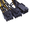 10 * Pci-e 6 Pines Hembra Para Cable Del Divisor De Potencia 4
