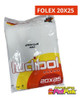 Folex Separador Lamina Alimentos Freezer Fiambre 1kg 20x25cm 2