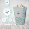 Kit Imprimible Coronita Flores Tiffany Candy Bar Tukit 2