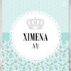 Kit Imprimible Coronita Flores Tiffany Candy Bar Tukit 3