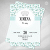 Kit Imprimible Coronita Flores Tiffany Candy Bar Tukit 7