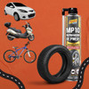 Kit 6 Reparador Pneu Furo Instantâneo 400ml Carro Bike Moto 2