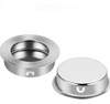 Kit 10 Puxadores Embutido Gavetas Moveis Em Geral Aço Inox 2