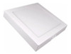 Plafon Led Cuadrado Para Aplicar Baw Luz Calida 3000k 12w 0