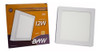 Plafon Led Cuadrado Para Aplicar Baw Luz Calida 3000k 12w 1