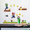 Heropar Calcomanas De Pared De Mario De Dibujos Animados Par 6