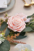Rosas Artificiales C/tallo Realistas 25u 7.6cm Blush Rosa 4