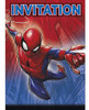 Tarjetas De Invitación De Spiderman - 8 Pc 0