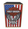 Cajon Jaguar Percussion Harley Davidson Eletroacustico 1