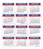Kit Digital Plantilla Calendarios 2024 Editables 1