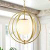 Baoden Gold Orb Chandelier 1 Lámpara Colgante De Globo De Lu 0