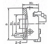 Placa P/torno C/3 Castanhas Auto Centrante (universal) 80mm 3