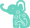 Vinilo Pegotin De Pared Elefante 1