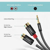 Ugreen 35mm Macho A 2 Rca Hembra Jack Cable De Audio Estere 2