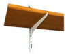 Suporte Cremalheira Versátil 25cm 4pçs Branco Prateleira Max 3
