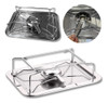 Kit Rechaud Retangular Aço Inox + Placa Difusora Alumínio 1