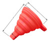 Embudo De Silicona Plegable Flexible Practico Carga Botella 1