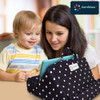 The Comfview Almofada Para Tablets Preta Com Quadrados 1