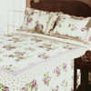 Blancho Bedding [classical Rose] 3-pieces Floral Printed-qui 0