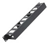 Guia De Cabos 1u 80mm Para Rack Preto 2