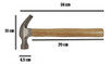 Martillo Carpintero Martillos Galponero Uña Sacaclavos/ Kaos 1
