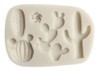Molde De Silicone 4 Cactos Para Decorar Confeitaria 2