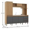 Muebles De Cocina Amoblamiento Completo Kit Multiuso 5