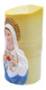 Vela Led Luminária Sagrado Coração De Maria 17.5cm Resina 2