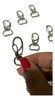 Mosquetão 16cm Com Base Giratória  Ideal Para Chaveiro 0