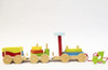 Tren Juguete Didactico Madera Arrastre 2 Vagones/bloques 2