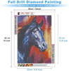 Pintura Por Diamantes 5d | Poster De 30x40 Cm | Caballo G... 1