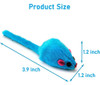 Juguetes De Ratón De Gato De Pelo Falso, 12pcs Para Gatos 4