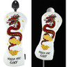 Dragon Golf Madeira Headcover Golfe Capa Branco Ut 26cmx11cm 4