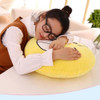 Cojín Redondo Amarillo Suave Emoji Smiley Emoticon Peluche P 2