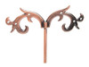 Bocar Metal Desmontable 3 Piezas Pendientes Organizador De J 6