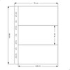 Fichário 40 Fls P/ Cédulas 3 Espaços 32x24 Ziper Matelado Gg 4