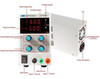 30 V 5a 110 V Regulado Dc Fuente De Alimentación Variable Di 5