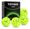 Pickleball Balls Yotiger, Pacote Com 4, 40 Furos, Ao Ar Livr 0 Pickleball Balls Yotiger, Pacote Com 4, 40 Furos, Ao Ar Livr 0