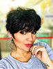 Peluca Wig Corta Pelo 100% Humano Natural 4