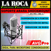 Araña Shockmount Soporte Para Microfono Condenser La Roca 2