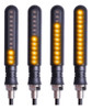 Kinstecks - 4 Luces Direccionales De 12v Para Motocicleta, M 0