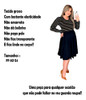 Saia Godê Rodada Plus Size Cintura Alta Moda Evangélica 4