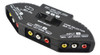 Switch Rca Triple Audio Video Ideal Para Conexiones De Video 0