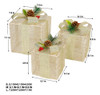 Lulu Home Cajas De Navidad Iluminadas, 60 Luces Led Iluminad 1 Lulu Home Cajas De Navidad Iluminadas, 60 Luces Led Iluminad 1