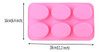 Zicome Oval Silicone Molde Barras Jabón 2u. 3