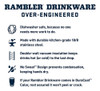 Tumbler Aislado De Acero Inoxidable, 126 Litros, Navy 1