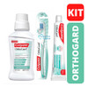 Kit Orthogard (enxaguatório +creme Dental +escova) Colgate 4