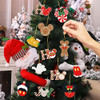 Adornos De Navidad Set 24 Adornos De Madera 4